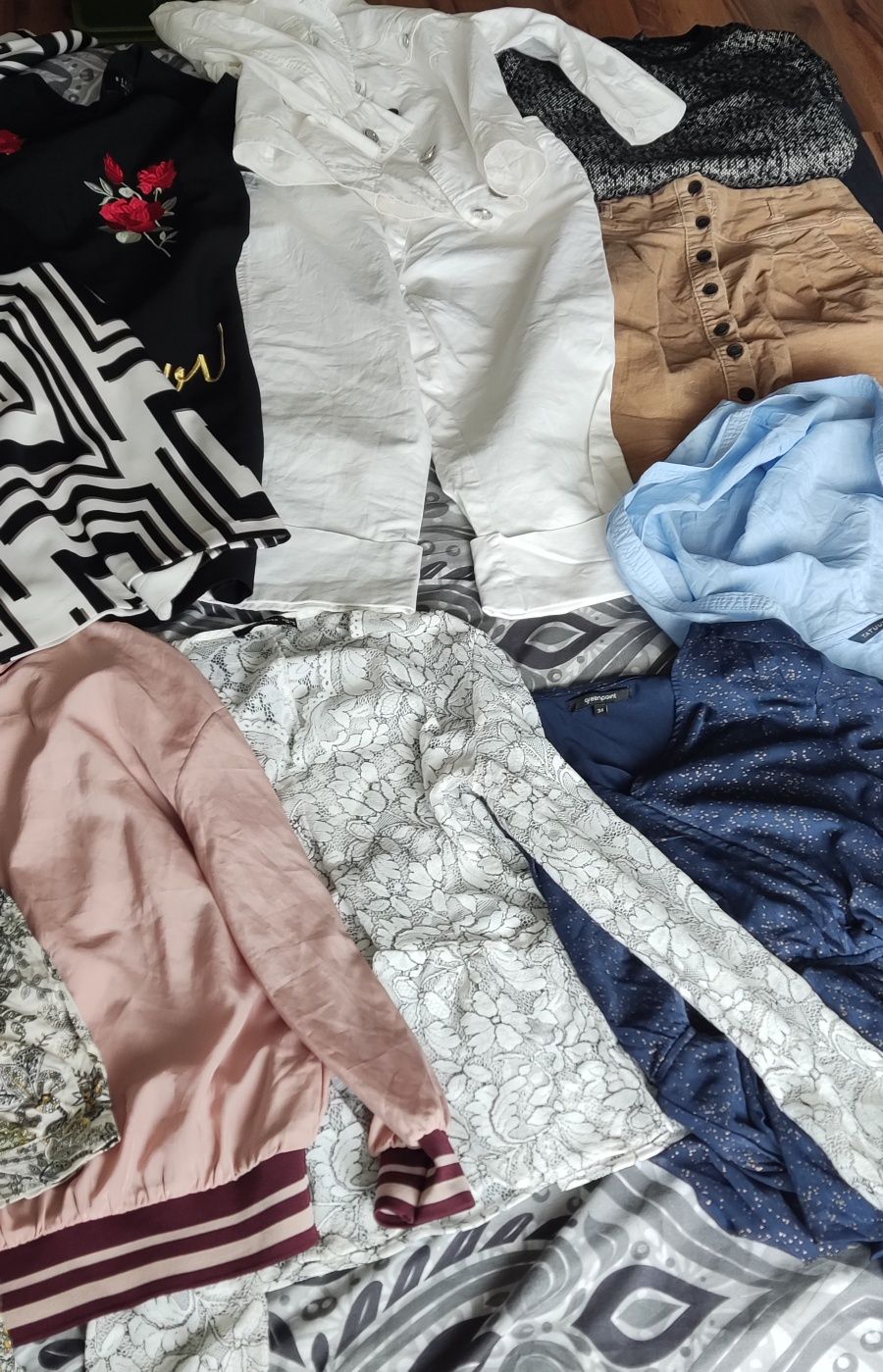 Zestaw mix paka ubrań damskich rozmiar XS