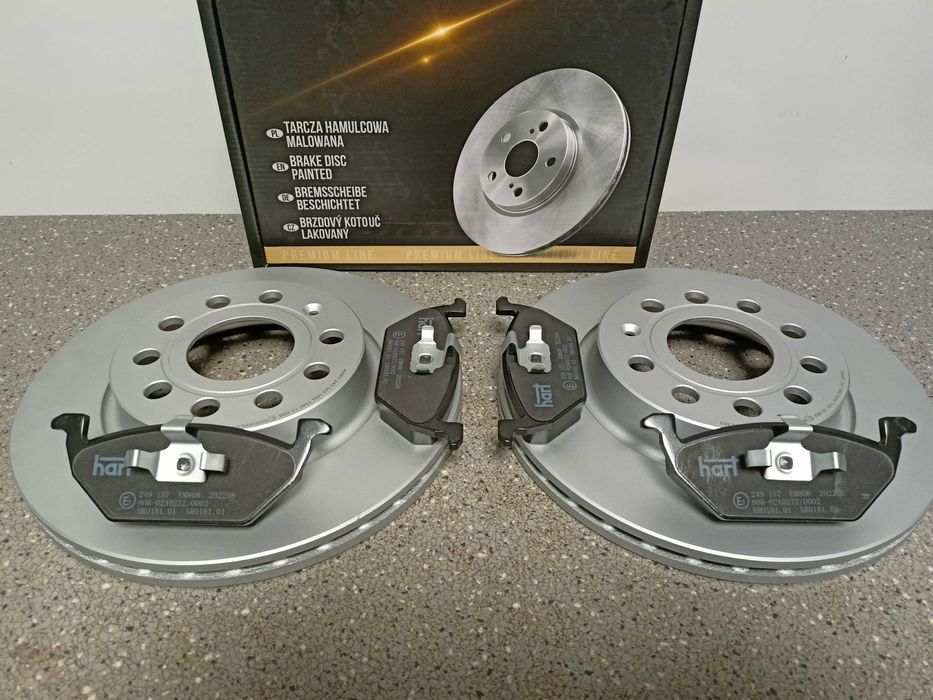VW Golf 5,Octavia 2,Leon 05- Tarcze ham. przód 280mm+klocki kpl.>