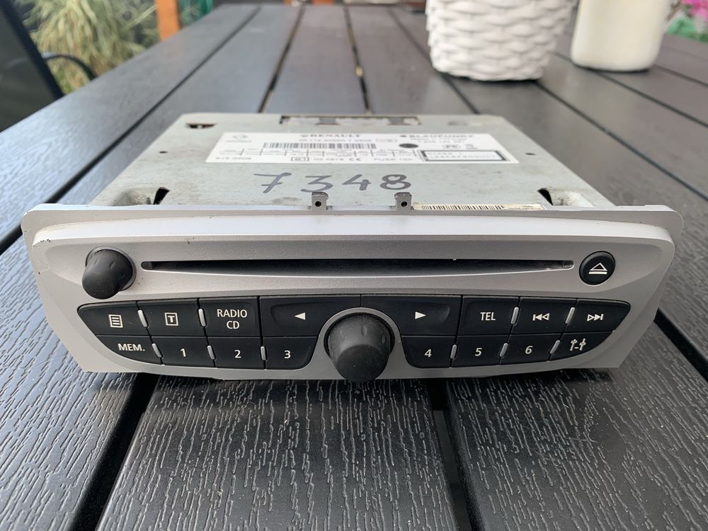 Radio samochodowe megane III scenic III kod blaupunkt