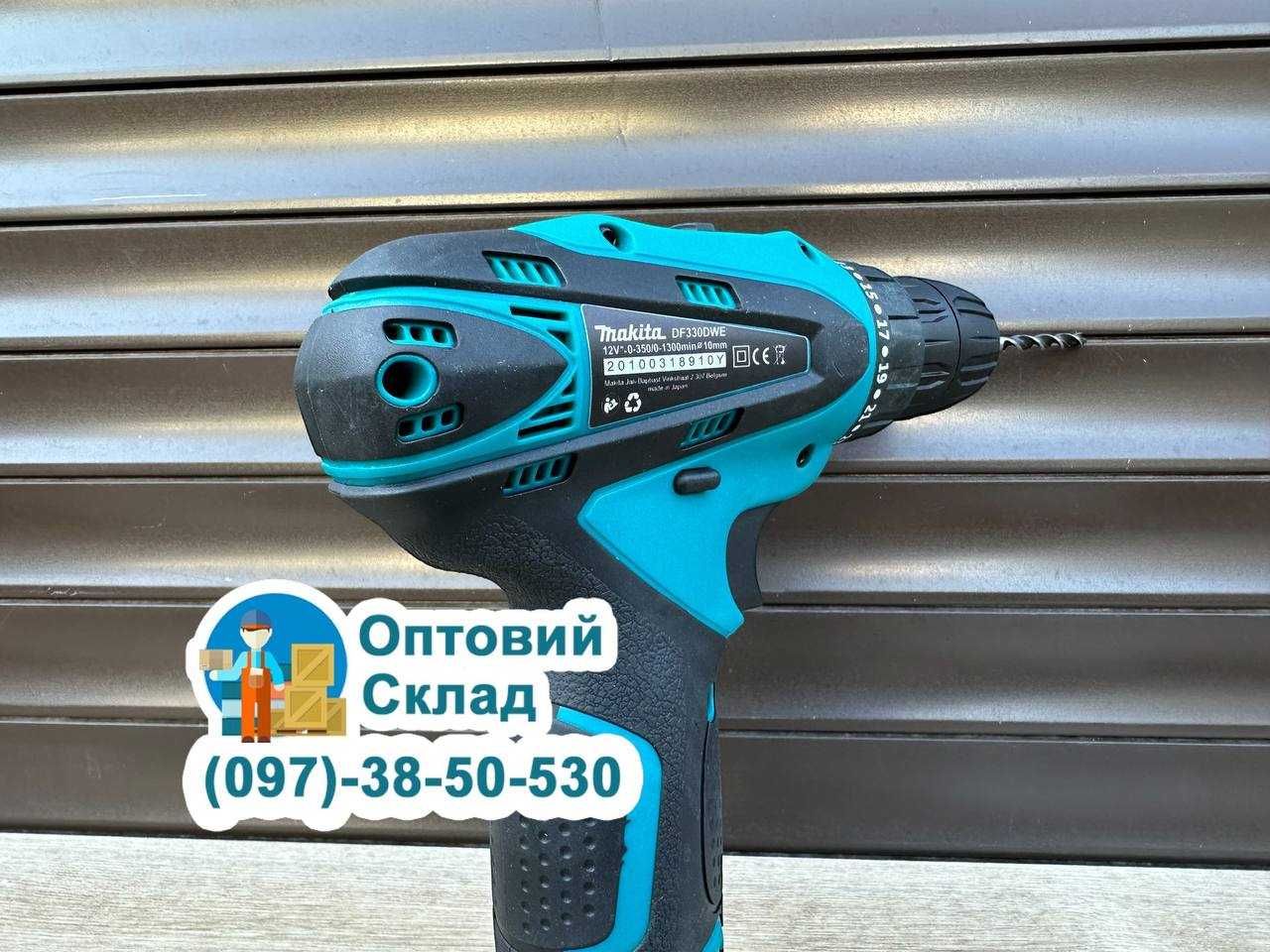Акумуляторний Шуруповерт Makita DF 330 D 12V/3A (1 батарея) Шурупокрут