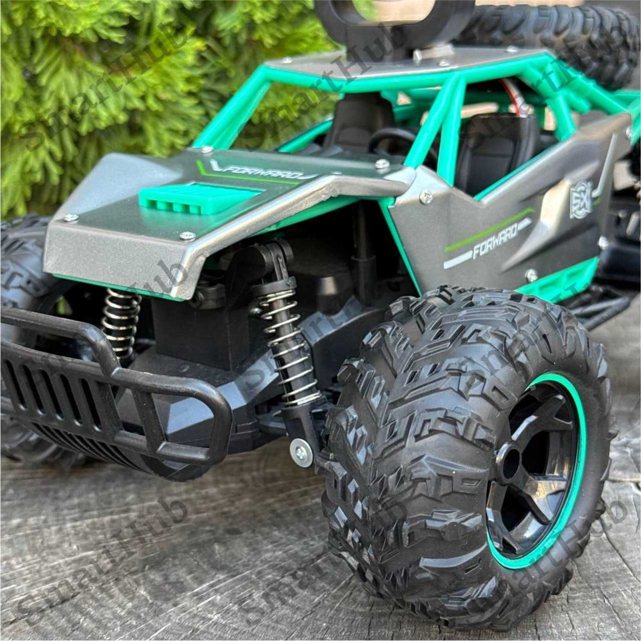 Джип с камерой "Scorpion-X" 30 км/ч 31см  на пульте управления metalic
