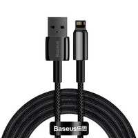 Kabel USB Baseus Tungsten Lightning 2,4A 2m Czarny