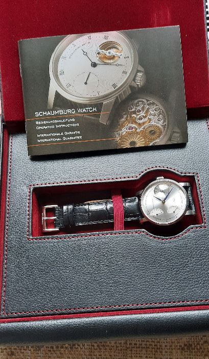 Zegarek SCHAUMBURG Trilogie GMT zamiana na chronograf lub worldtimer