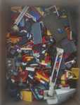 Caixa com Legos.