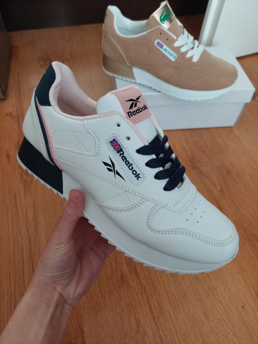 Lekkie stylowe adidasy Reebok damskie