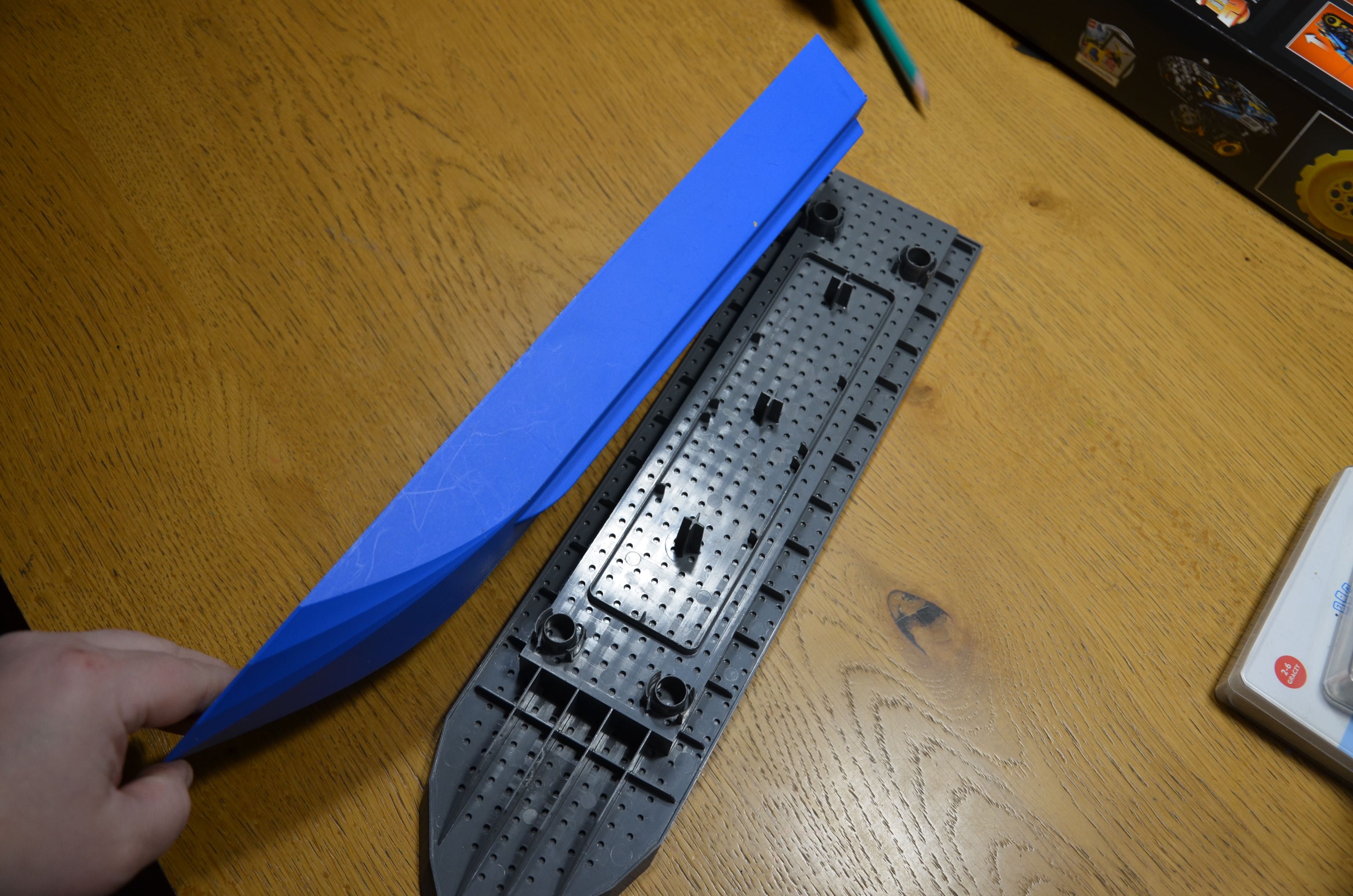 LEGO duży statek podstawa burta 41x10 cm