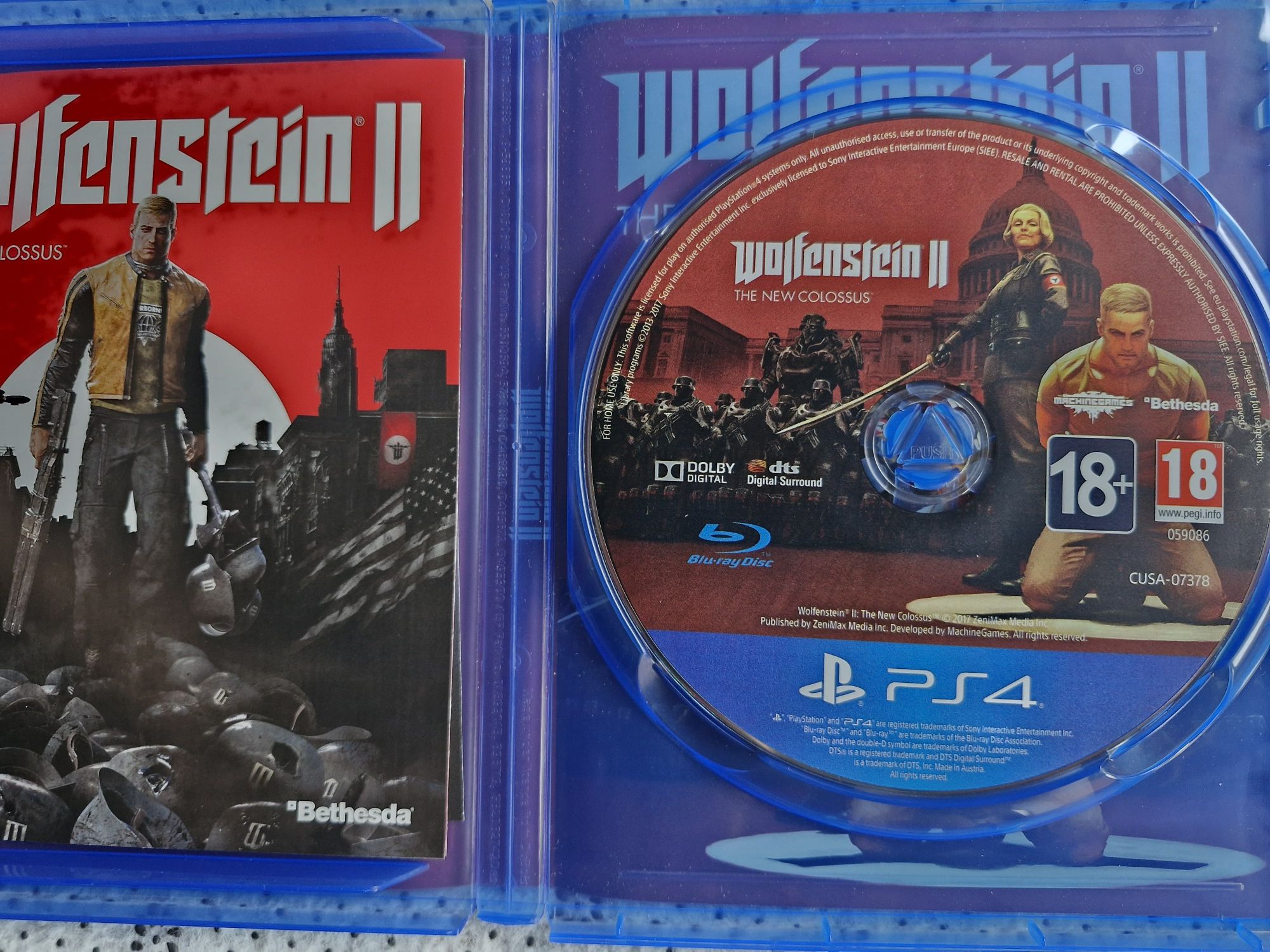 Wolfenstein II The New Colossus gra na PS4