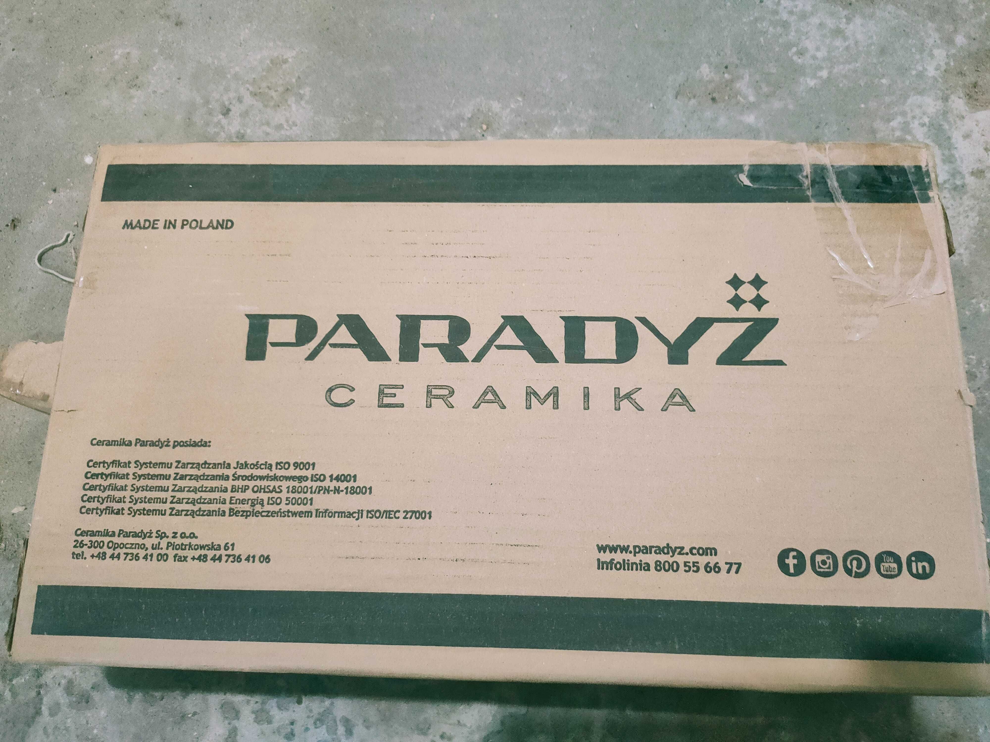 NOWE, płytki ceramiczne PARADYŻ