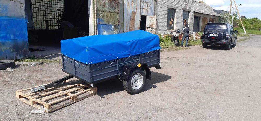 Прицеп двух метровый самая низкая цена в Украине Тент Люкс в подарок