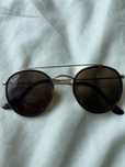 Óculos Rayban Marrom e dourado
