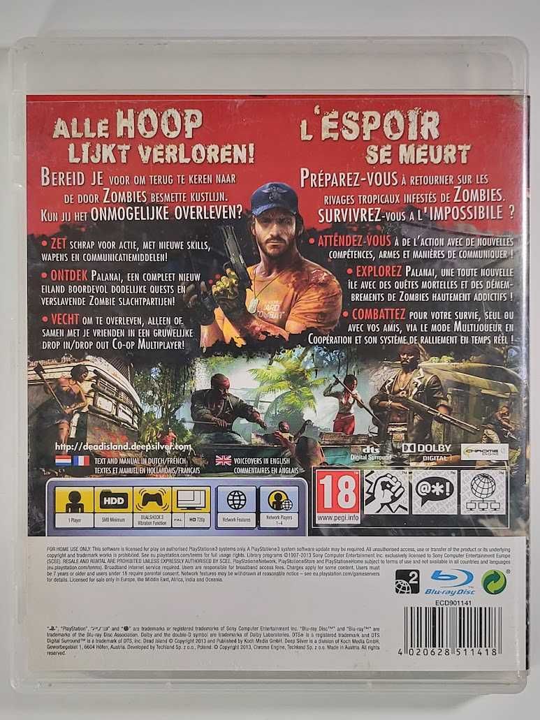 Dead Island Riptide / Gra PS3 / Gry używane / Sklep z grami / Warszawa