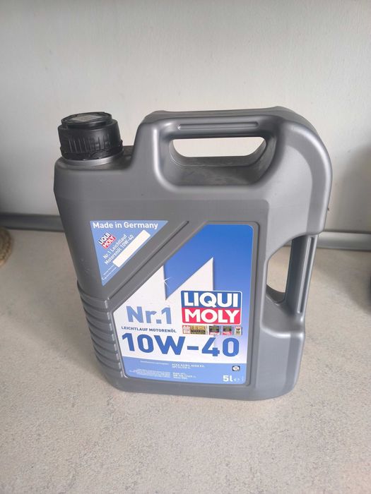 Olej Silnikowy 5 - Litrów  Liqui Moly  10W - 40 Kupiony w Niemczech
