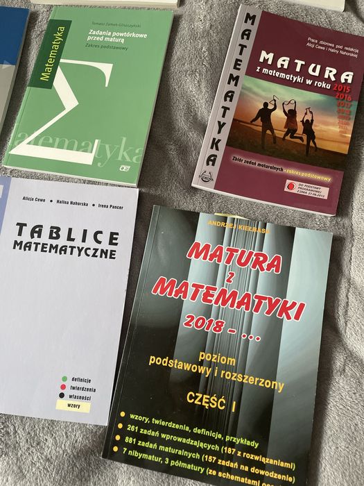 Repetytoria maturalne książki podręczniki zbiory liceum matematyka