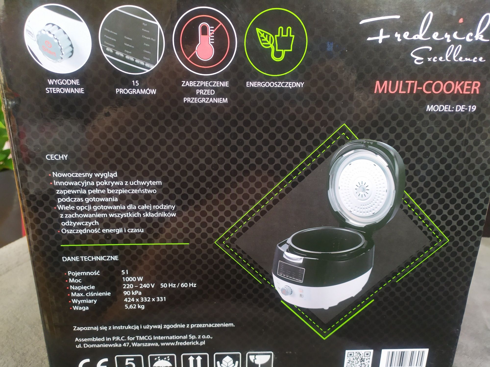 Multi cooker Frederick Excellence DE-19