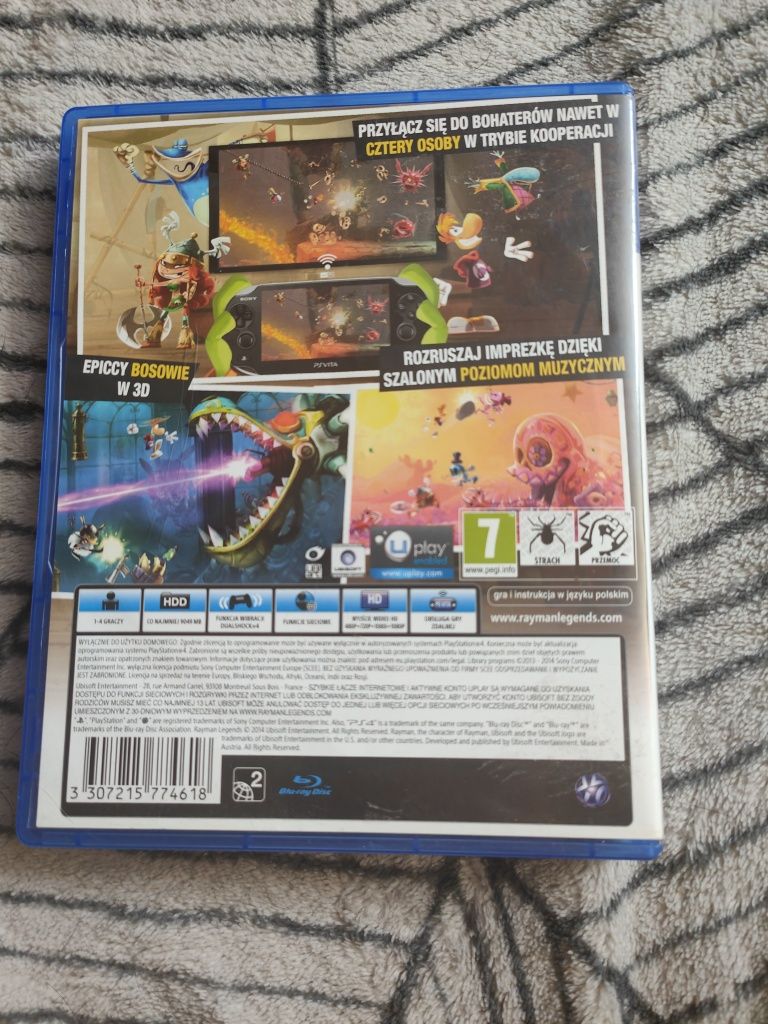 Rayman legends PS4 PlayStation 4 5 Polska wersja
