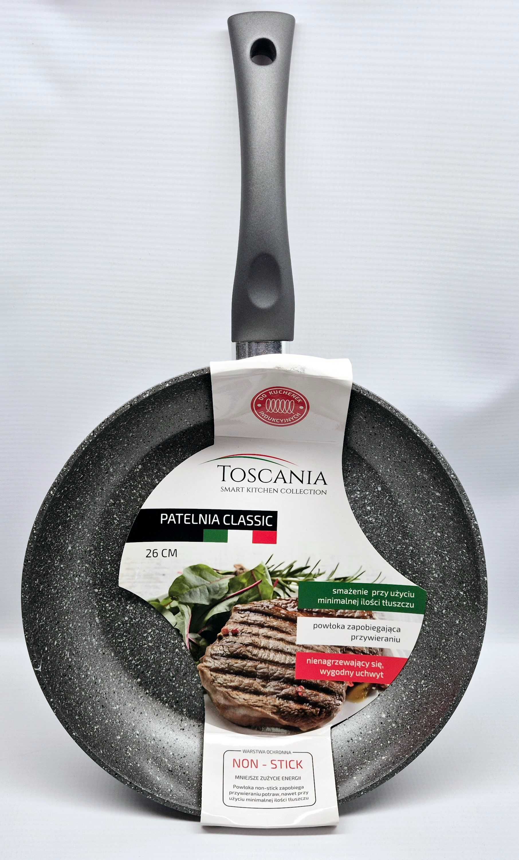 Patelnia TOSCANIA 26cm, Non-Stick, Komis Jasło Czackiego