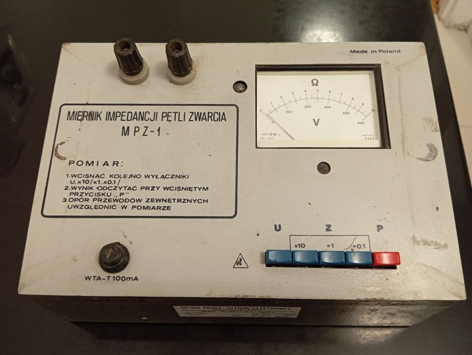Miernik impedancji pętli zwarcia MPZ-1