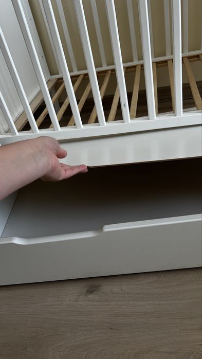 Łóżeczko dziecięce Woodies z materacem