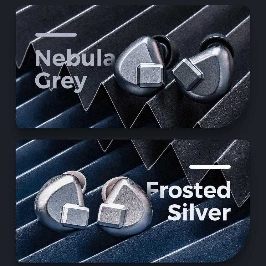 ⇒ LetShuoer S12 Nebula Grey (jeck 3.5) - наушники Planar Driver 14.8mm