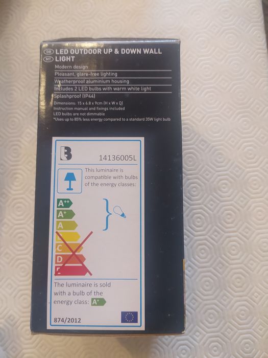 Aplique led de parede