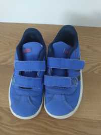 Niebieskie buty 24 Adidas adidasy na rzepy