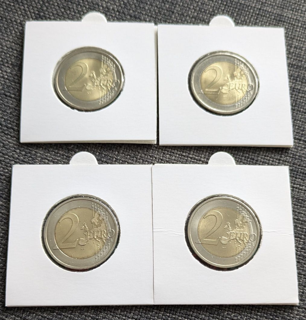 Lote 4 moedas comemorativas Portugal UNC