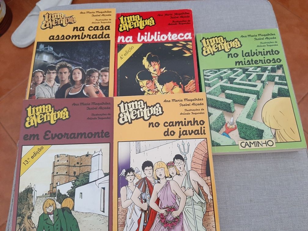 Uma Aventura, livros em bom estado