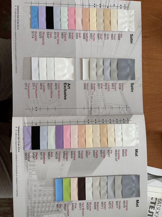 фотофон для предметної зйомки, Біла вінілова ПВХ плівка