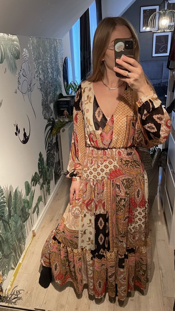 Sukienka Boho M/L maxi Shein