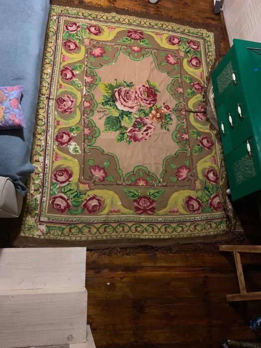 Ковер гобелен ручная работа вышитый крестиком