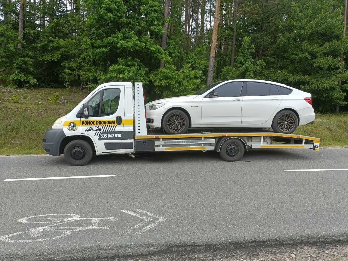 Pomoc drogowa Przewóz pojazdu sprzętu Wejherowo Gdynia Puck Hel Władys