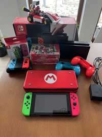 Nintendo switch zestaw joy con gripy gra