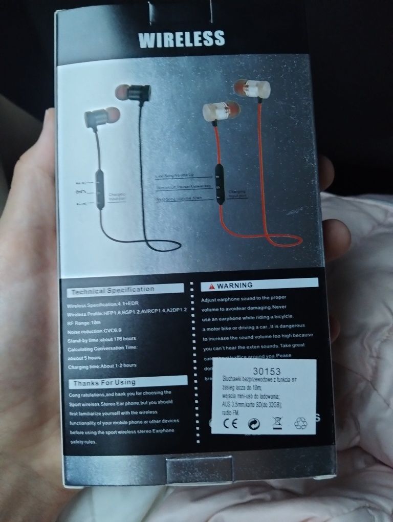 Słuchawki wireless bezprzewodowe