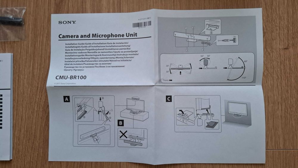 Câmara com microfone integrado Sony