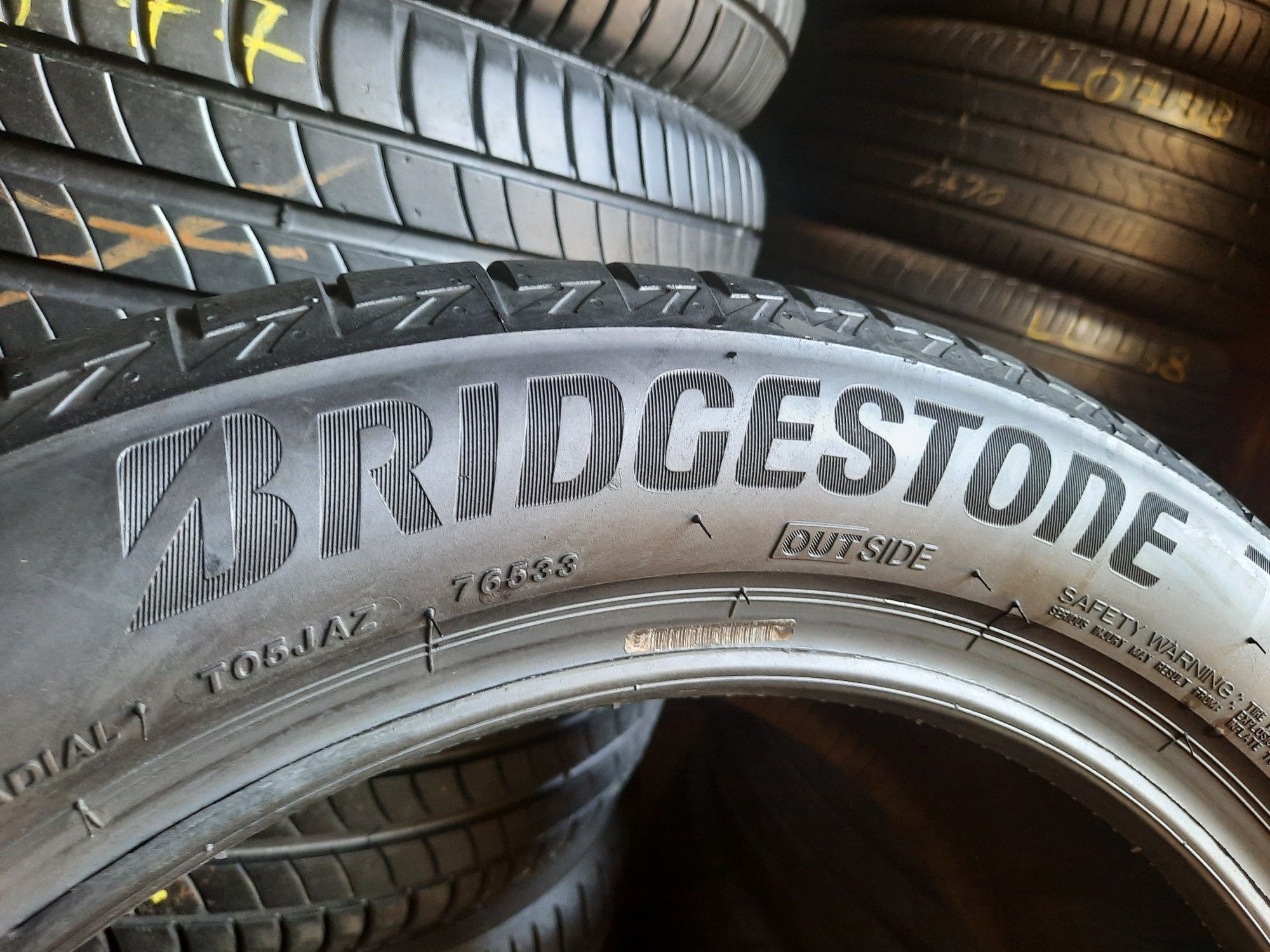 Літні шини 225/50 R18 Bridgestone Turanza T005 2шт. 95% 2022