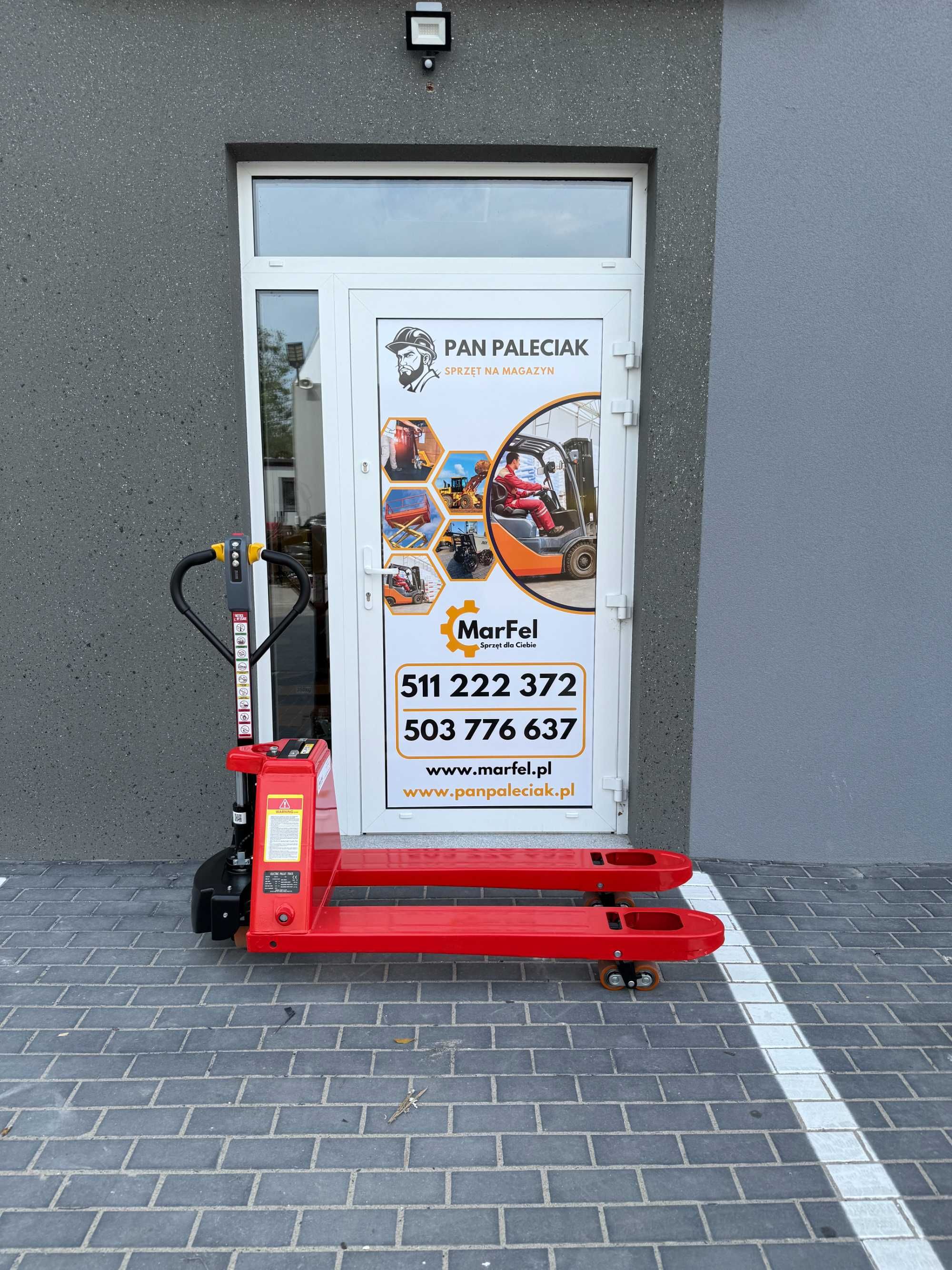 Paleciak elektryczny wózek paletowy EPT PPT CBD 1,5t 115 cm 1,5t 100cm