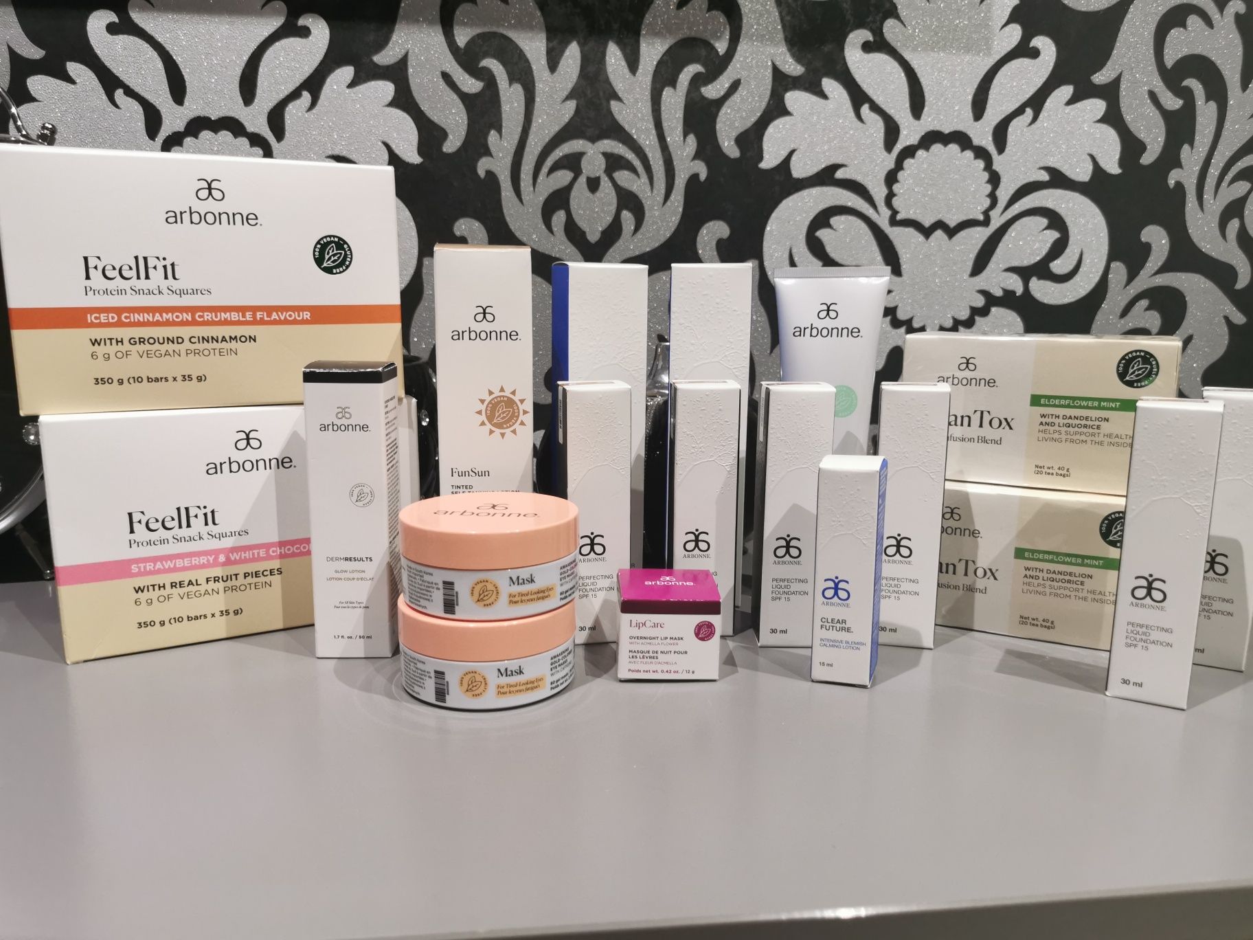 Produkty Arbonne maseczki i inne