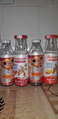 Бутылочки с йогурта детского