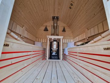 Sauna do ogrodu orgrodowa HARVIA piec na drewno SAuN