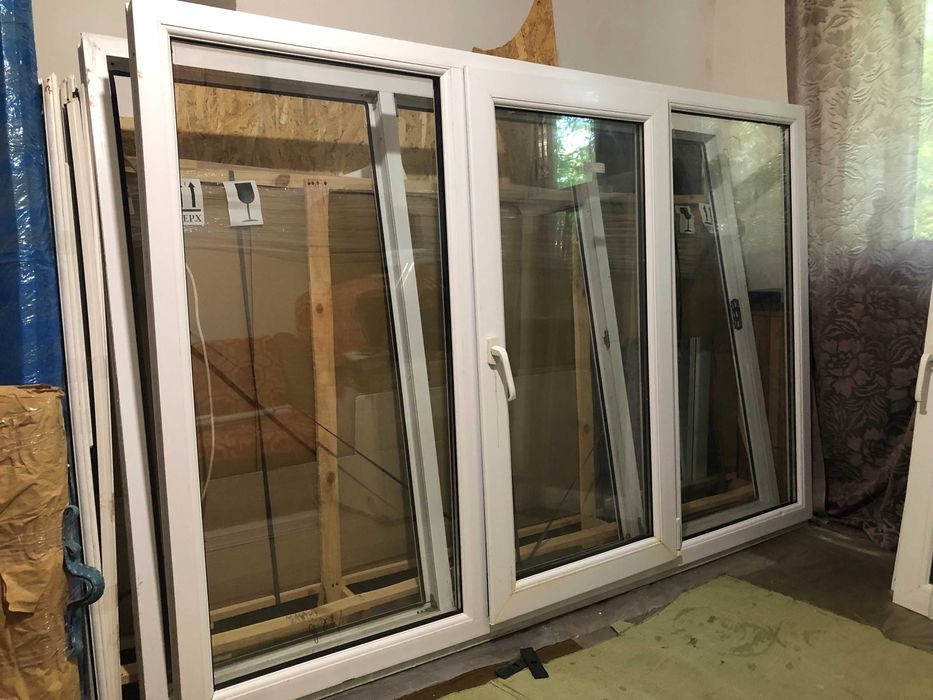 Металлопластиковые окна, стеклопакеты, стёкла