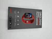 Akai smartwatch czerwony pasek