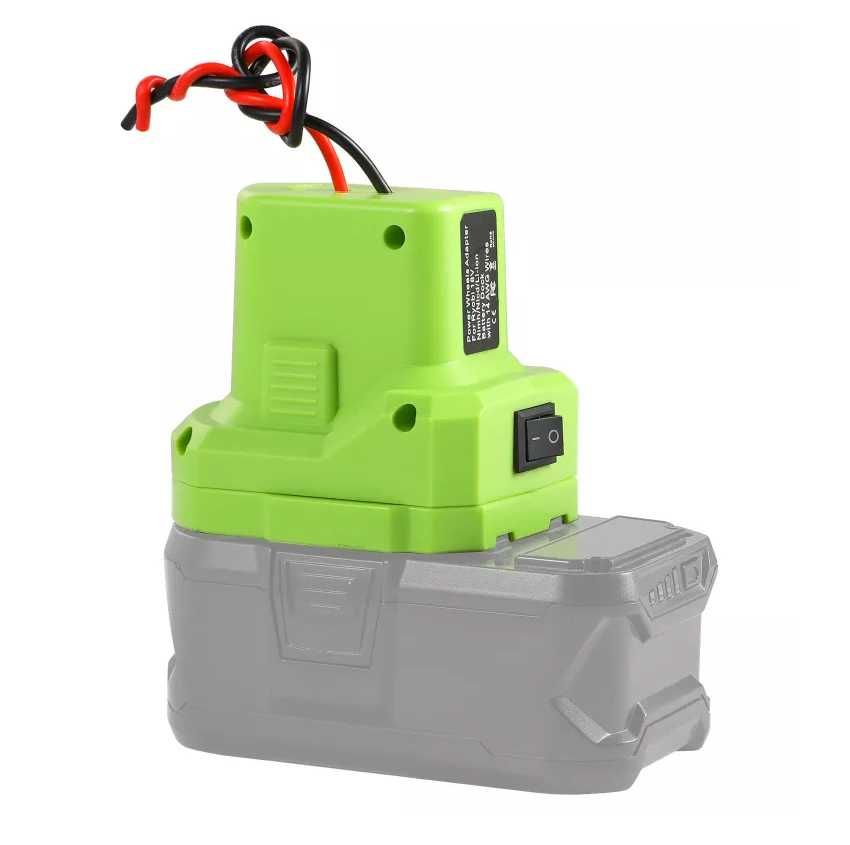 Adapter do akumulatora Ryobi 18V, złącze napięcia do baterii ONE +