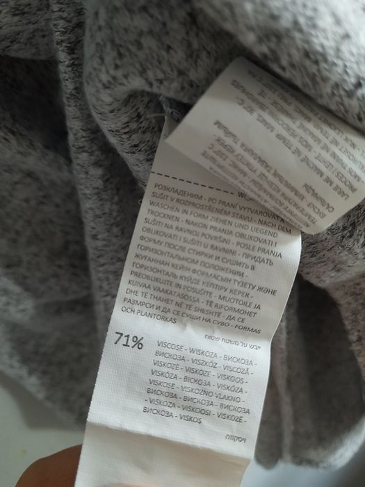 Sukienka sweterek z kołnierzykiem XS