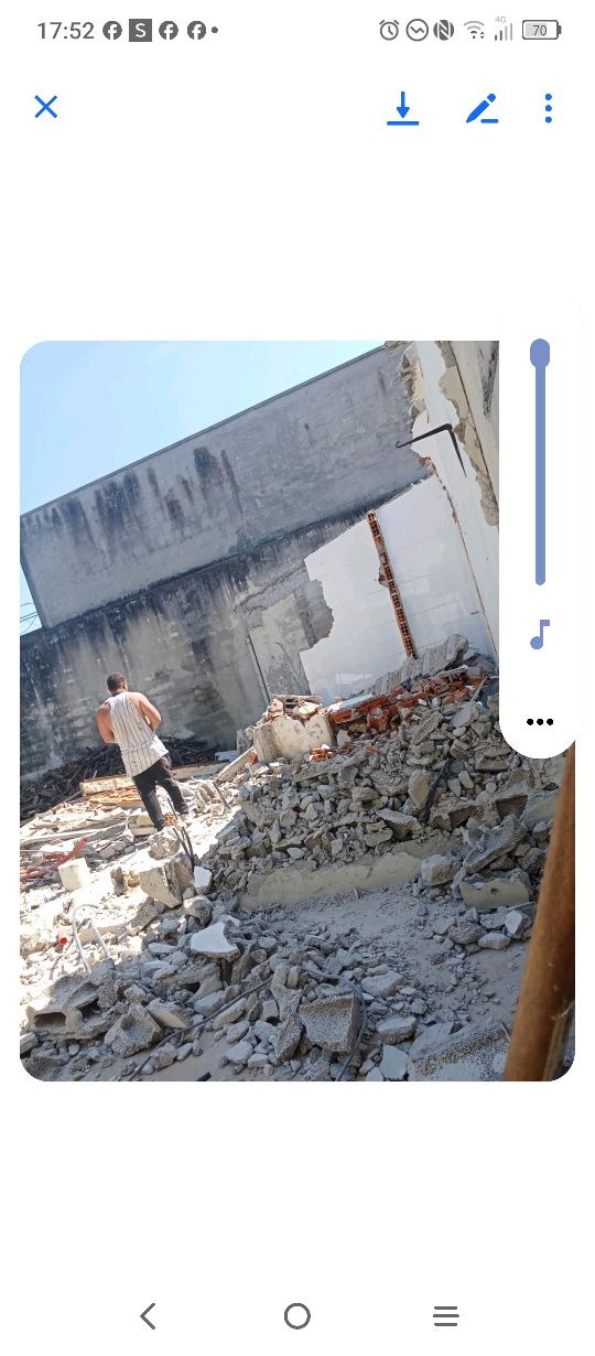 Fazemos limpeza de entulhos