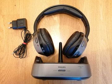 Słuchawki nauszne bezprzewodowe radiowe Philips SHC 8535