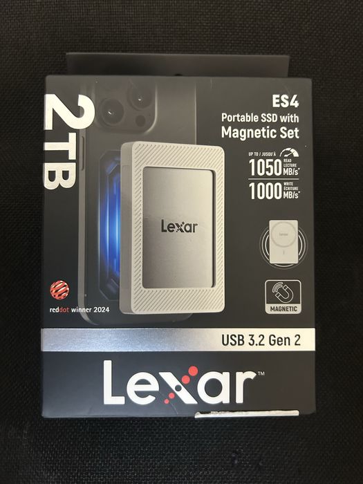 Зовнішній SSD Lexar ES4 2TB (USB 3.2 Gen 2)