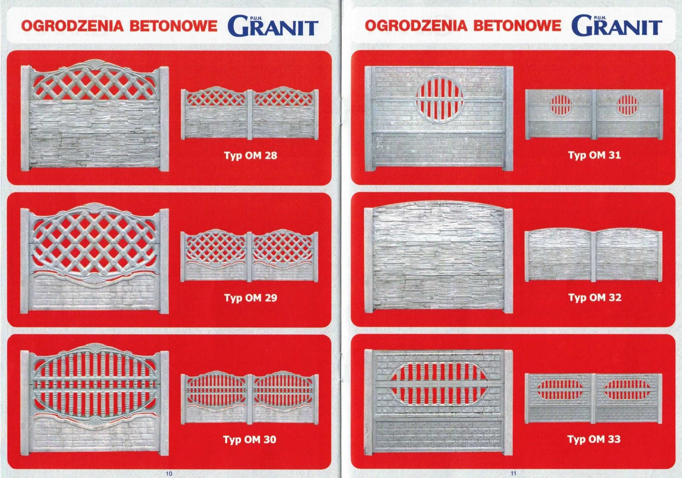 formy do ogrodzeń betonowych