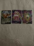 3 cartas de pokémon especiais