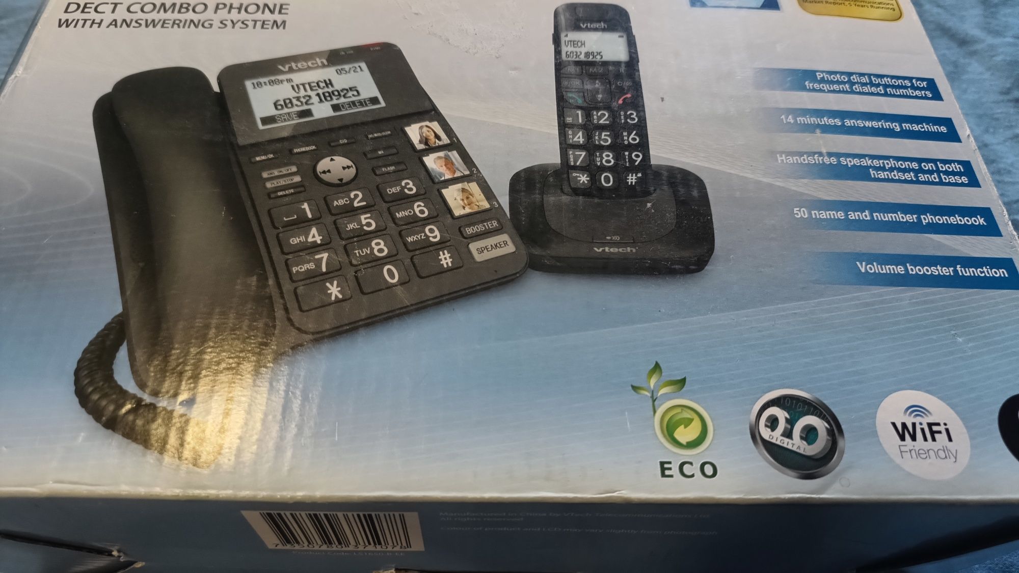 Telefon Vtech baza+przenosny