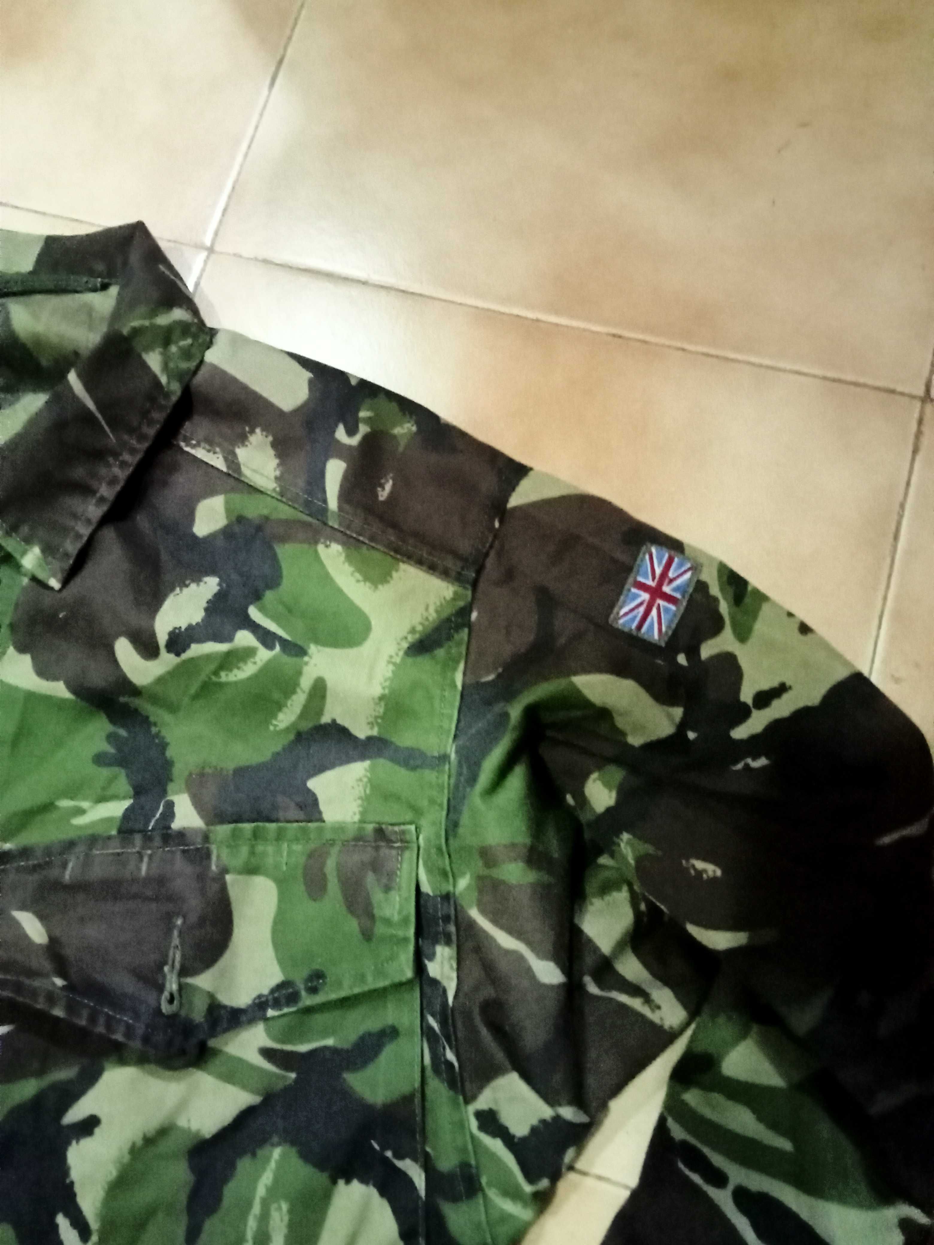 MILITAR-camisas milita da tropa inglesa+ calças camufladas impermeável